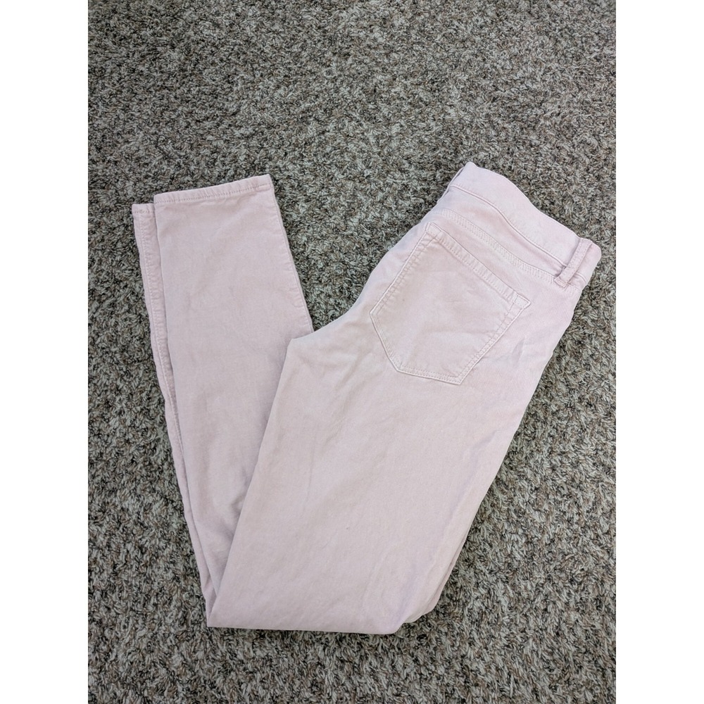 Ann Taylor Loft Outlet Pants‎ Soft Velvety Mauve Pink Size 4 Modern Skinny Pant